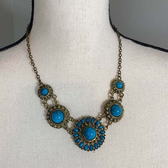 Jewelry | Turquoise Fashion Necklace | Poshmark